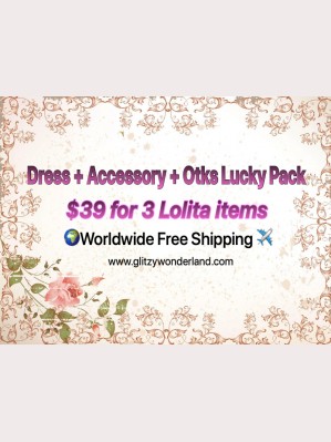 Lolita Dress + Accessory + Otks Lucky Pack